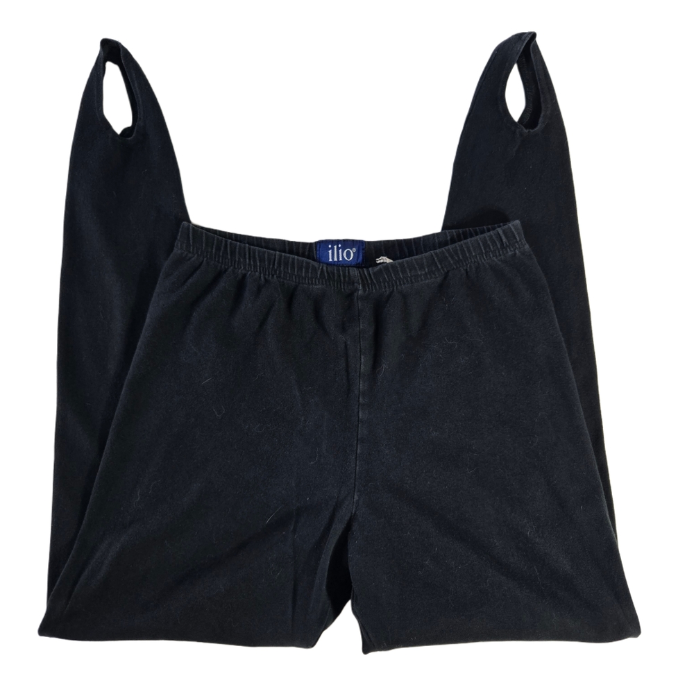 Ilio Black Legging Stirrup Pants